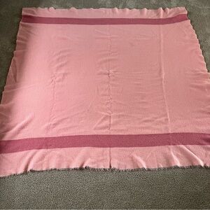 Early’s Witney 4 Point Vintage 50’s Rose Wool Blanket Made in England